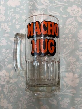 Ziggy Macho 32oz Mug with Bold Orange Lettering